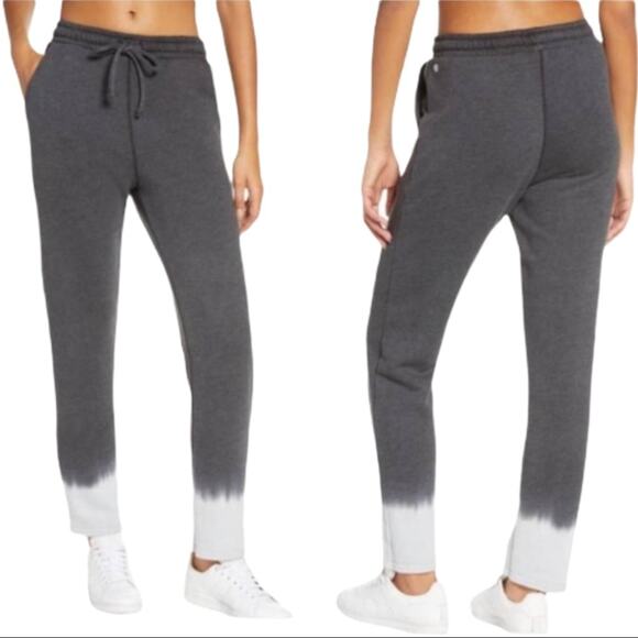 Zella Dip Dye Jogger Sweatpants Grey Forged Women's Size Small NWT - Picture 8 of 8
